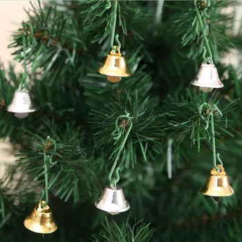 50 kom./lot 20 mm zlato srebro božićna zvona malo zvono nakit za božićno drvce Vrata prozori su ukras ovjes 39% 183748