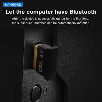 Hannord Bluetooth adapter za bežični USB Bluetooth odašiljač V4.0 Bluetooth Dongle glazbeni prijamnik za PC Tipkovnica i Miš, slušalice 181022