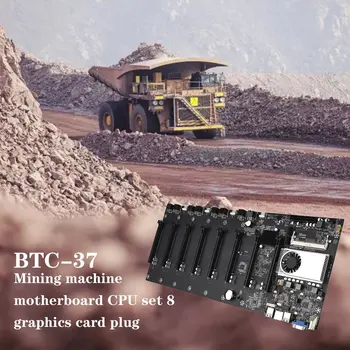 Matična ploča BTC-37 Miner CPU Set 8 Video slot za memorijske kartice DDR3 integrirano sučelje VGA niska potrošnja energije 187209