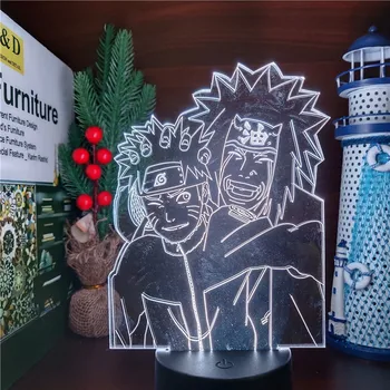 Naruto 3D lampa Uzumaki Naruto Джирайя anime noćno svjetlo spavaća soba dekor Lampara Božić djeca dar svjetla kreativno uređenje rasvjeta 4771