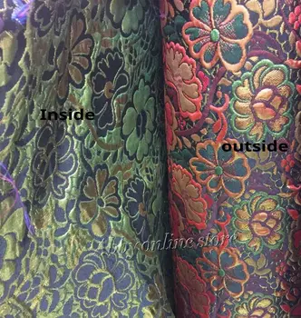 Obostrane metalni Жаккардовая brokat tkanina,3D Жаккардовая obojena pređa tkanine za žene kaput haljina suknja 145x100cm 4504