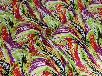 Prugasta geometrijski materijal haljina deka satin набивная tkanina Afrika
