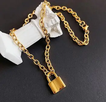 YUN RUO 2020 hip-pop zlatni Dvorac privjesak ogrlica ogrlica žena modni nakit elegantan Titan pribor od nehrđajućeg čelika ne nestaju 2152