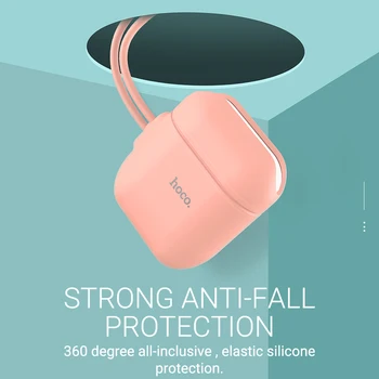 носо torbica za AirPods 1 2 silikonska torbica za AirPods slušalice bežične slušalice šarene tanka zaštitna ljuska s талрепом 1544