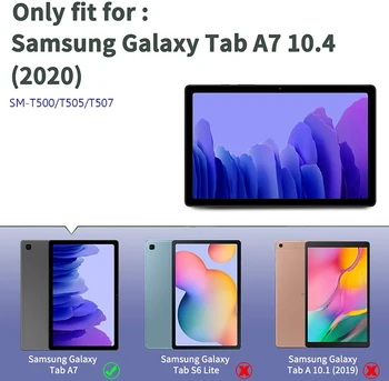 TPU soft stražnji poklopac za Samsung Galaxy Tab A7 10,4 inča SM-T500 SM-T505 SM-T507 2020 torbica stalak poklopac za Galaxy Tab A7 T500