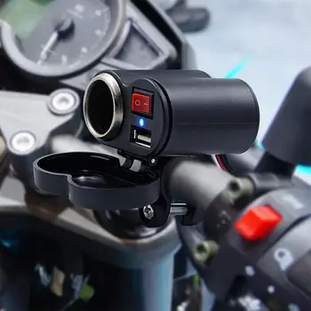 Vodootporan USB motocikl volan punjač s прикуривателем adapter za napajanje priključak za telefon mobilni DC12-45V