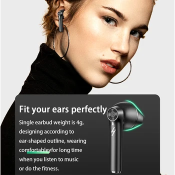 EISON Bluetooth slušalice 9D HiFi Sound bežične slušalice s mikrofonom HD Calling Headset za smanjenje buke za pametne telefone