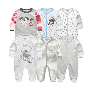 Girls' Baby Odjeca Sets Newborn Bodysuits One-Pieces Cotton Baby Girl Clothes Roupas de bebe Baby Boys Clothes 1/2/3/5/6pcs