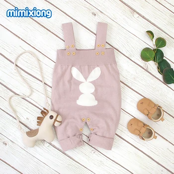Baby Girl uskrs tijelo, Bunny Rabbit вязаная odjeća za dječake rođenja младенческие Bebes tijelo, odjeću bez rukava bodys