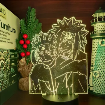 Naruto 3D lampa Uzumaki Naruto Джирайя anime noćno svjetlo spavaća soba dekor Lampara Božić djeca dar svjetla kreativno uređenje rasvjeta