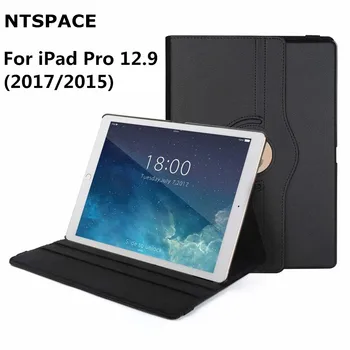 NTSPACE 360 stupnjeva rotirajući PU kožna flip torbica za iPad Pro 12,9 cm 2017 A1584 Smart Auto Sleep Wake štand držač