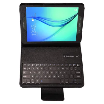 Za Samsung Galaxy Tab, A 9.7 Wireless Bluetooth Keyboard Case For Galaxy Tab, A 9.7 T550 Tablet Flip Leather Stand Cover +Olovka