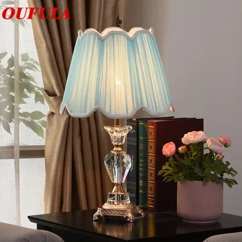 Aosong Crystal stolne svjetiljke stolne svjetiljke luksuzne moderne tkanine za predsoblje dnevni boravak ured kreativni soba hotel