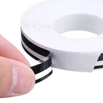 2 Roll 32ft Black Stripe Vinyl Sticker Tape Car Body Stickers Car Styling for Car Motorcycle Boat Decoration 2320