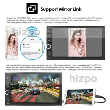 2dinnew Univerzalni auto radio NoDVD player, GPS navigacija u crtica PC auto stereo video auto elektronika 4G + 64G 8OctaCore7'Android 10 4558