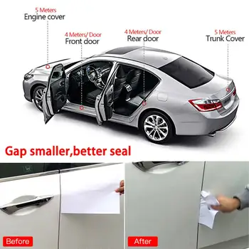 5M B-Shape Car Door Hood Trunk Trim Edge Molding Rubber Weatherstrip Seal Strip Reduce Noise Wholesale Quick delivery CSV 467