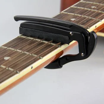 Akustična električna Zvona Quick Change Trigger Guitar Capo Key Stezaljke za gitare, ukulele pribor, alat,srebro 4232
