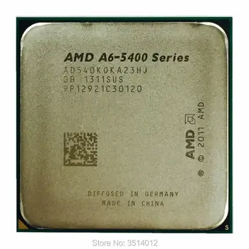 AMD A6-Series A6-5400k A6 A6 5400k 5400B A6 5400K 3,6 Ghz dual-core procesor AD540KOKA23HJ/AD540BOKA23HJ socket FM2 66