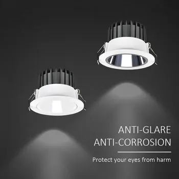 Anti-corrosion Dimmable Anti magli IP55 stropna svjetiljka LED Spot Ceiling Down Light Modren LED stropna svjetiljka za kupaonice kuhinje 3877