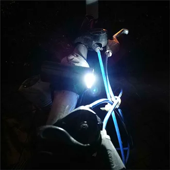 Bicikl svjetla vodootporan MTB Biciklizam bljesak svjetlosti USB-punjive prednji led svjetiljka sigurnosti zagrijavanje lampe bicikl 2021 3989