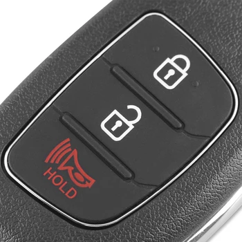 Dandkey 3 gumb za Hyundai Key Shell flip sklopivi ključ privjesak torbica za Hyundai Key Case poklopac 2+1 gumb za desni nož ključ shell 2992