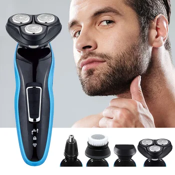 IXueJie 4 In1 višenamjenski aparat za brijanje za muškarce električni aparat za brijanje Punjiva profesionalni trimer za bradu бритвенный mašina vodootporan