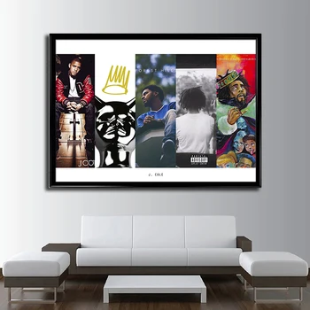 J Cole - album pop-glazba cover glazba Zvijezda plakat platnu ispisuje zid umjetnost za dnevni boravak doma dekor 304