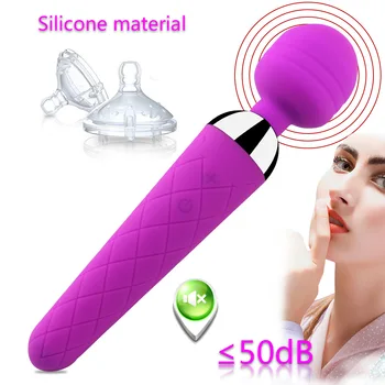 Jake snage 10 načina vibracije silikonska vodootporna bogata punjenje AV stick ženski masaža pussy masturbacija proizvodi 690