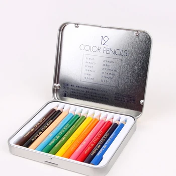 Japan TOMBOW 12 boja olovka skup BCA-151mini prijenosni dječji crtež olovkom jednostavan boje kositra kutija za pakiranje 187403