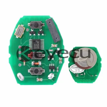 KEYECU W/punjive baterije Remote Circuit Board 3 BTN 315MHZ za privjesak za ključeve BMW E46 2582