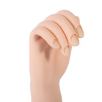 Lažni Hand Nail Practice Hand Lažni Nails Undefined for Acrylic Nails Models Soft False Nail Art Training Display pedikerski alat 2613