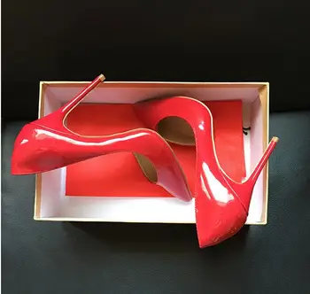 Luksuzne Cipele Ženske Dizajneri Strani Pumpe Seksi Cipele Vjenčanje Bling Extreme So Kate Pumpe Crvene Žene Dame Kožne Cipele Za Vjenčanje 1267