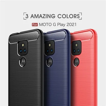 Mekana Torbica Od Karbonskih Vlakana Za Motorola Moto G Play 2021 Case Moto G Power Fast Stylus Cover Phone Branik Za Moto G Play 2021 Funda 406