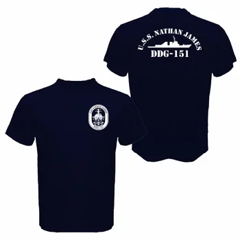 Moda kreativni tiskano s t-shirt zadnji brod Uss Nathan James Ddg-151 Us Navy Seal televizijske serije muška t-shirt odijevanje 62
