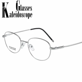 Prozirne naočale okvir žene muškarci brand optički metalne naočale okviri prozirne leće lažne naočale računalo kratkovidnost naočale 6943
