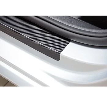 Za MAZDA CX-7, Car styling Carbon Fiber Vinyl Sticker Car Door Sill Zaštitnik Scuff Plate Car sticker 986