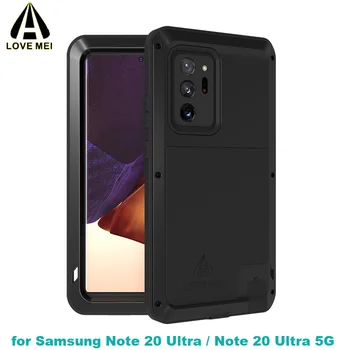 Za Samsung Note 20 Ultra Love Mei otporna na udarce metalni aluminijski poklopac poklopac za Galaxy Note 20 Ultra 5G Three Proofing Lovemei case 699