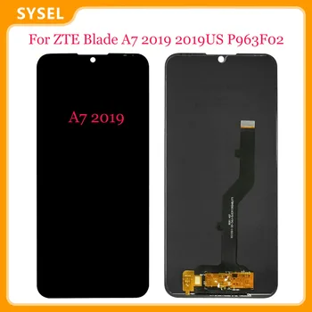 Za ZTE Blade A7 2019 Lcd 2019US P963F02 LCD sa Touch Screen Encoding Converter Assembly black color with tools 582