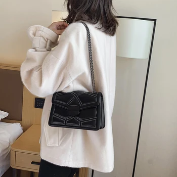 Zakovice lanca brand dizajner umjetna koža Crossbody torbe za žene 2021 jednostavna moda bag Lady luksuzne male torbe 706