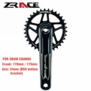 ZRACE NEW HARDROCK 1 x 10 11 12 Speed Crankset for MTB Bike 170mm/175mm,32T/34T Direct Mount Chainrings Chainset for SRAM EAGLE 2475