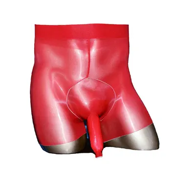 U udubljeni torbu seksi muškarci bič visokim Strukom ulje sjajni prsten za penis Seksi JJ Open Thong Sheer See Underwear Gay Wear Plus Size