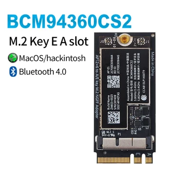 Wireless karticu BCM94360CS2 Wifi 1200Mbps Bluetooth 4.0 802.11 ac Hackintosh macOS za 11